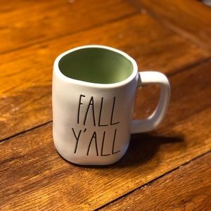 Rae Dunn fall y’all mug green inside
